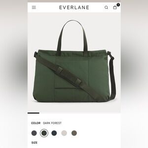Everlane Renew transit weekender bag